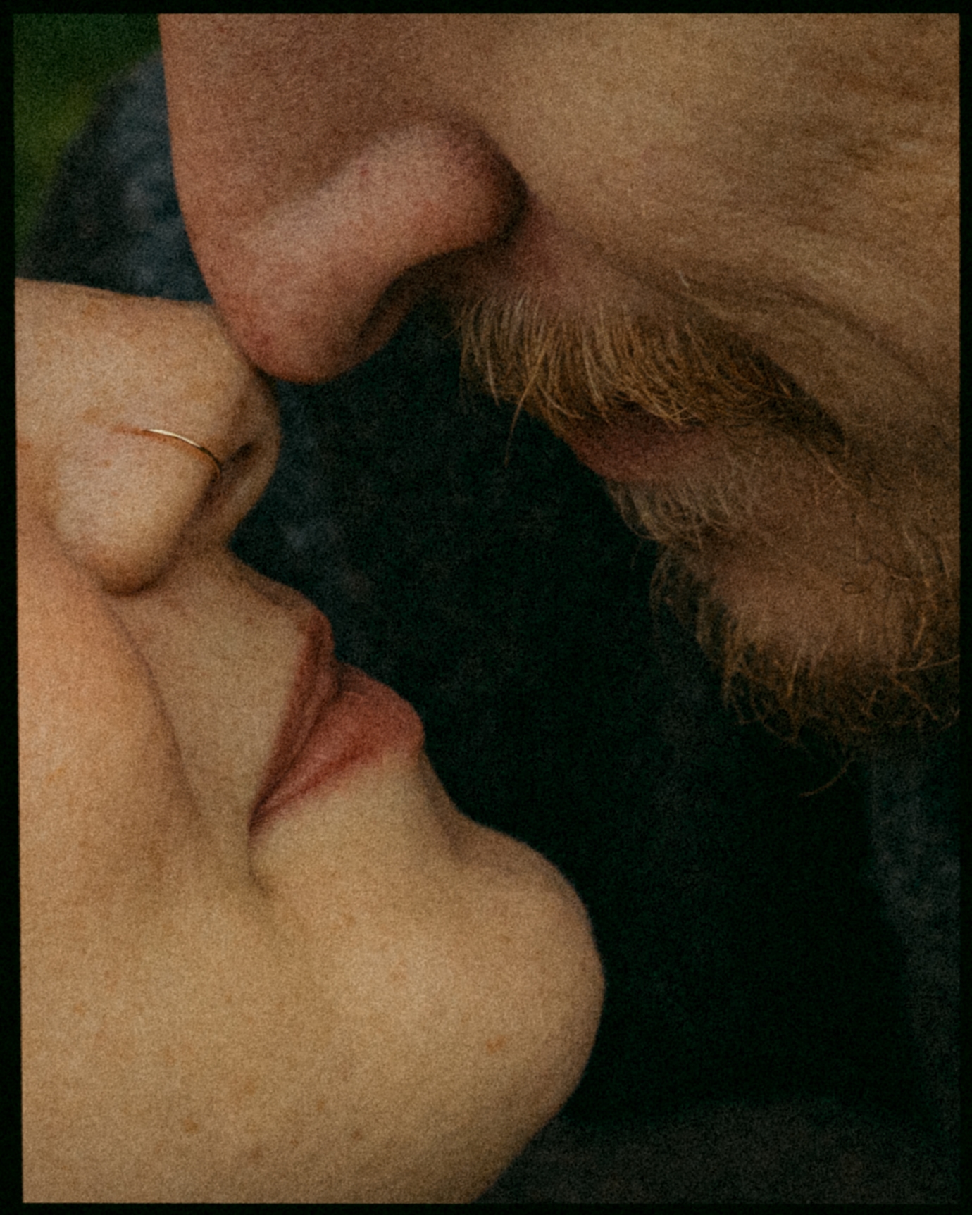 A cinematic photo of a couple in Amsterdam.